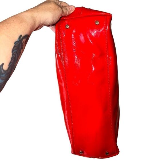 Kate Spade Red Patent Leather Tote - Picture 7 of 14